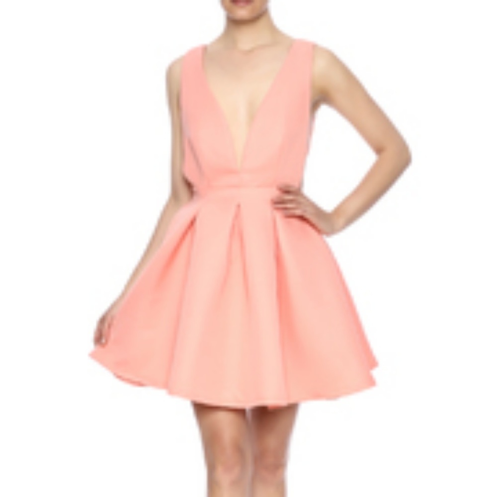 peach L'atiste by Amy dress